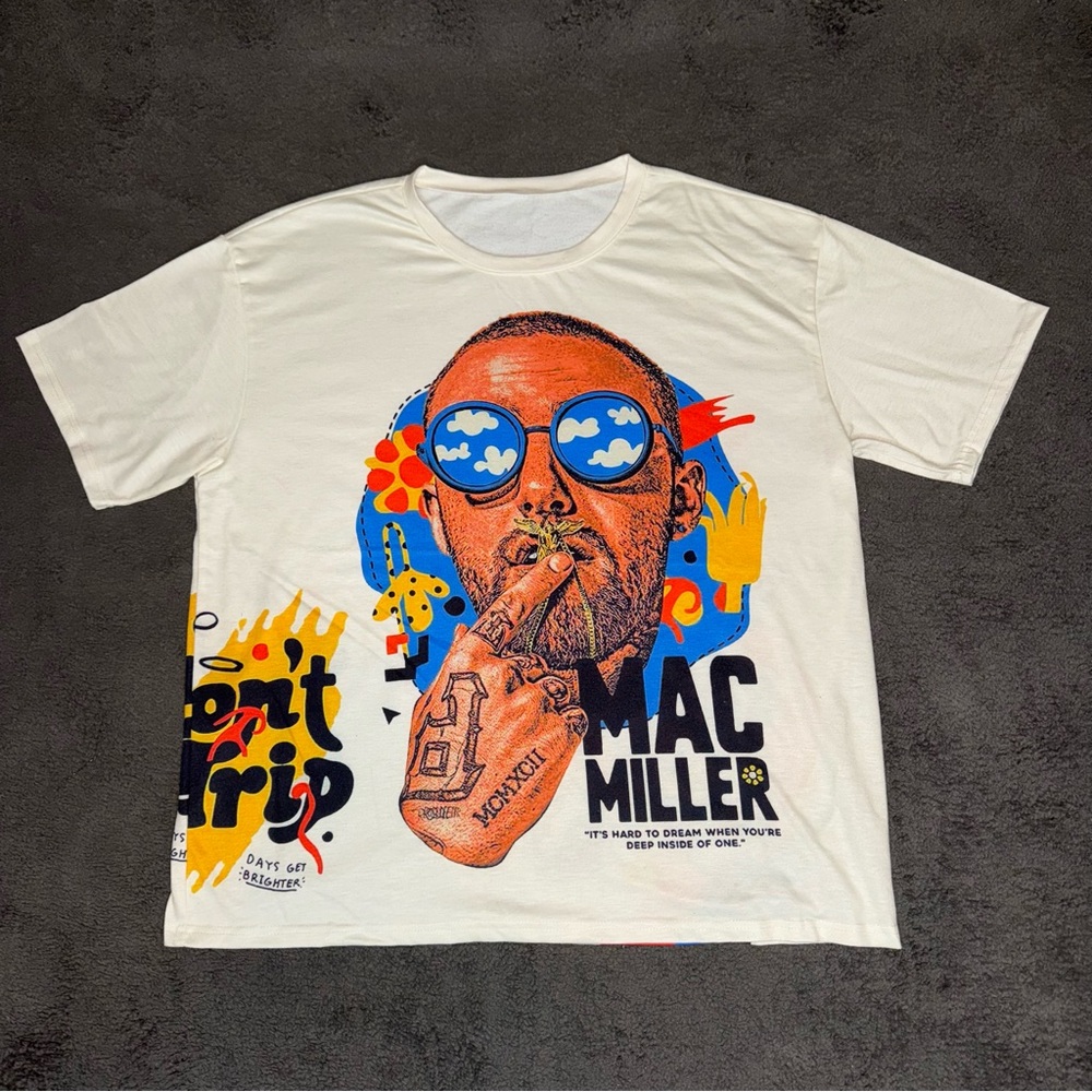 Graphic Tee with Multicolor Design